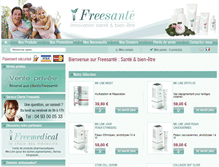 Tablet Screenshot of freesante.com